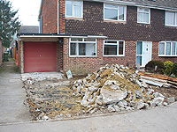 example of building a driveway