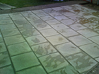 example of building a patio