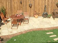 example of building a patio